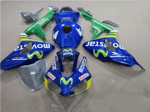 Buy 2006-2007 Blue Movistar Castrol Honda CBR1000RR Motorbike Fairings