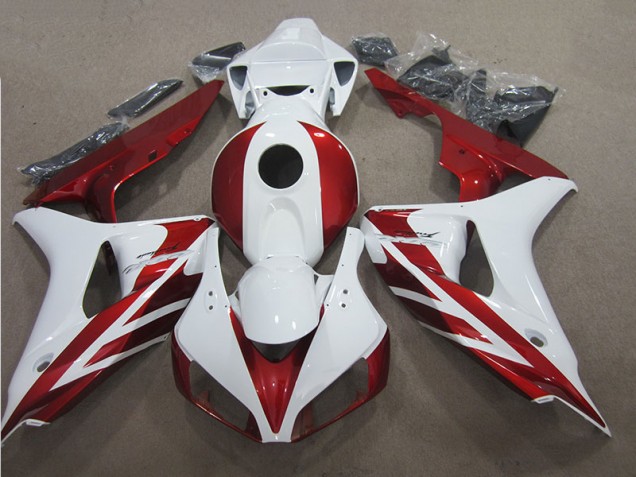 Buy 2006-2007 Red White Honda CBR1000RR Motor Bike Fairings