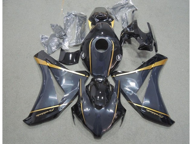 Buy 2008-2011 Black Gold Fireblade Honda CBR1000RR Motorbike Fairing Kits