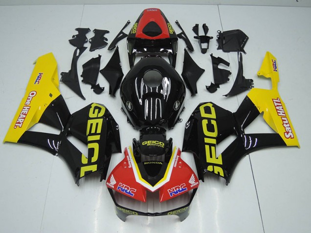 Buy 2012-2016 Black Red HRC Honda CBR1000RR Motor Bike Fairings