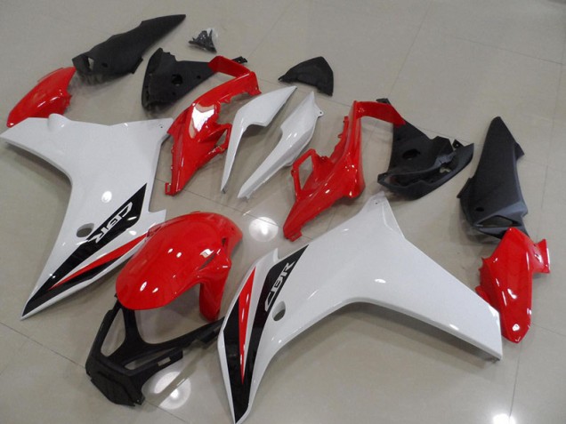 Buy 2011-2013 Red Black White Honda CBR600F Motorcyle Fairings