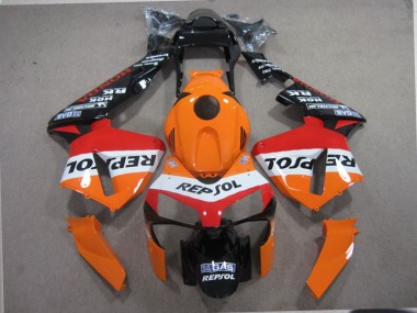 Buy 2003-2004 Orange Black Repsol Honda CBR600RR Motorcylce Fairings