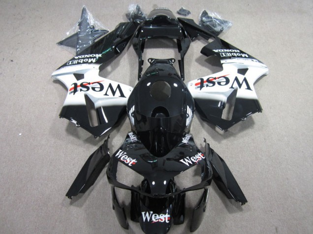 Buy 2003-2004 West White Black Honda CBR600RR Motorbike Fairings