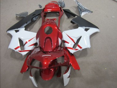 Buy 2003-2004 Red White Honda CBR600RR Motorcycle Fairing Kit