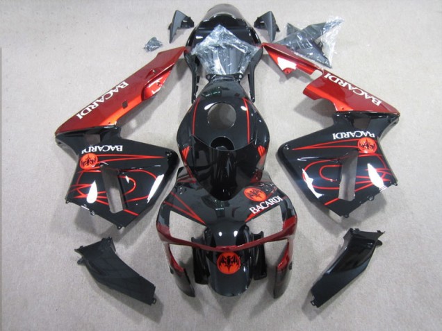 Buy 2003-2004 Black Red RACARDI Honda CBR600RR Bike Fairing Kit