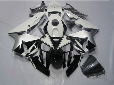 Buy 2005-2006 Black White Honda CBR600RR Motorcycle Fairings