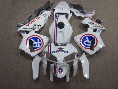 Buy 2005-2006 White Blue Repsol Honda CBR600RR Bike Fairing Kit