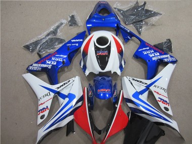 Buy 2007-2008 Blue White Red HRC Honda CBR600RR Motorcycle Fairing