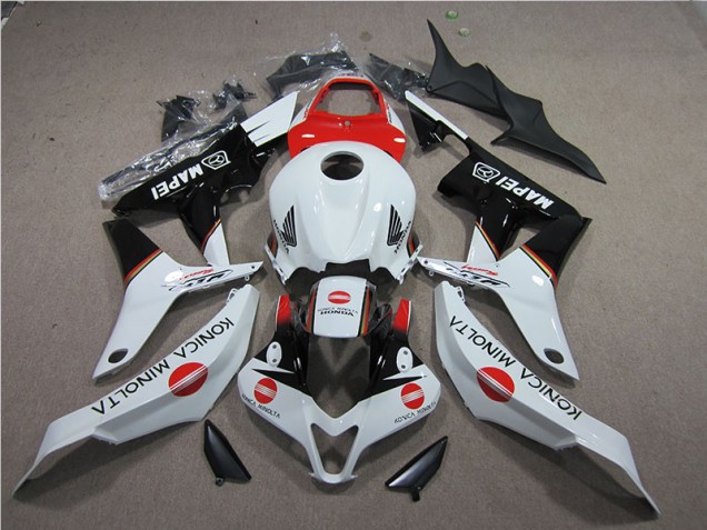 Buy 2007-2008 Red White Black Konica Minolta MAPEI Honda CBR600RR Motorcycle Bodywork