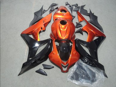 Buy 2007-2008 Orange Black Honda CBR600RR Motorbike Fairing