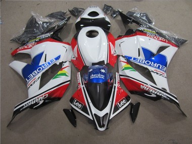 Buy 2009-2012 Blue White EUROBET Lee Honda CBR600RR Motorcycle Fairing