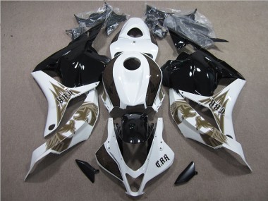 Buy 2009-2012 Black White Honda CBR600RR Bike Fairing Kit