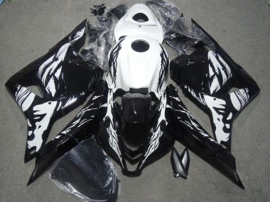 Buy 2009-2012 Black White Honda CBR600RR Motorbike Fairing Kits