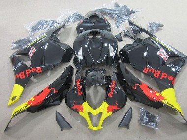 Buy 2009-2012 Black Red Bull Honda CBR600RR Replacement Motorcycle Fairing Kits