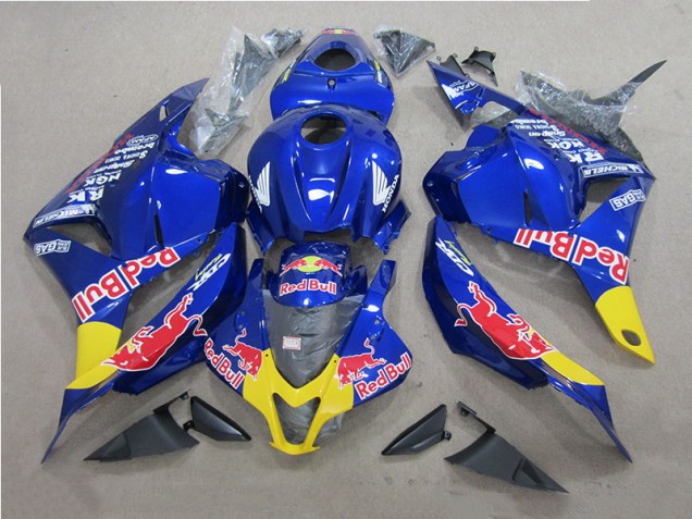 Buy 2009-2012 Blue Red Bull Honda CBR600RR Motor Bike Fairings