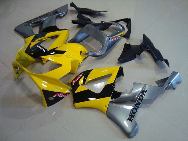 Buy 2000-2001 Yellow Silver Honda CBR900RR 929 Motorcycle Fairing