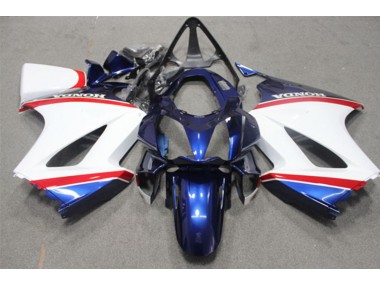 Buy 2002-2013 Blue White Honda VFR800 Motorcycle Fairings