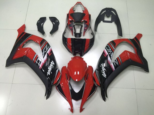 Buy 2016-2019 Black Red Ninja Kawasaki ZX10R Motorcycle Fairings Kit