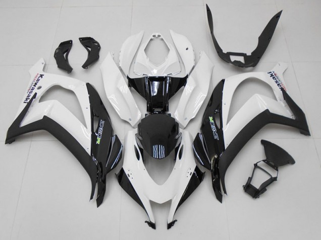 Buy 2016-2019 White Black Kawasaki ZX10R Motorcycle Fairing