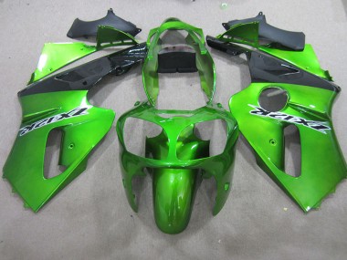 Buy 2000-2001 Green Kawasaki ZX12R Motorbike Fairings