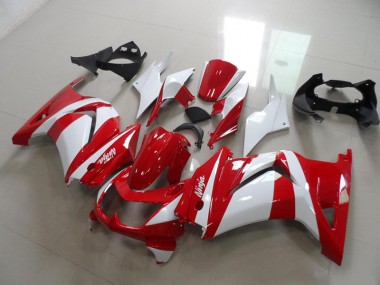 Buy 2008-2012 Red White Kawasaki ZX250R Replacement Fairings