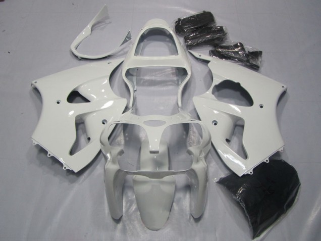 Buy 2000-2002 White Kawasaki ZX6R Bike Fairing Kit