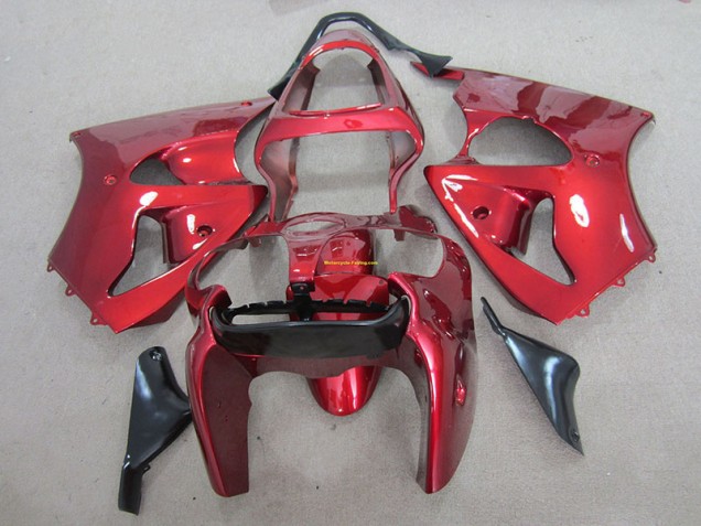 Buy 2000-2002 Red Kawasaki ZX6R Motorcyle Fairings