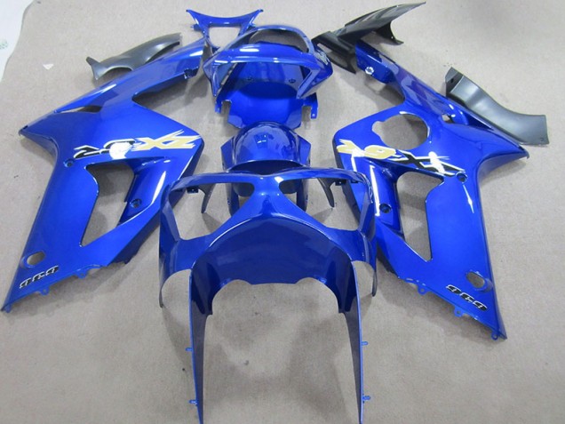 Buy 2003-2004 Blue 636 Kawasaki ZX6R Motorcycle Fairing Kits