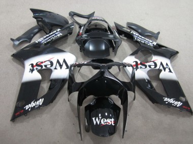 Buy 2003-2004 Black West Ninja 636 Kawasaki ZX6R Motorcylce Fairings