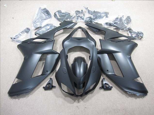 Buy 2007-2008 Black Kawasaki ZX6R Motorcycle Fairings