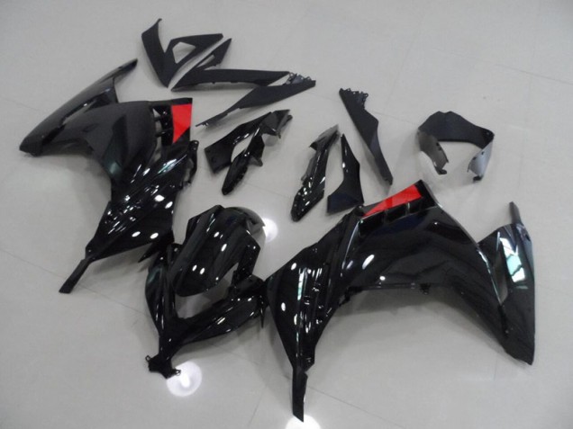 Buy 2013-2016 Black Red Kawasaki ZX300R Bike Fairing Kit