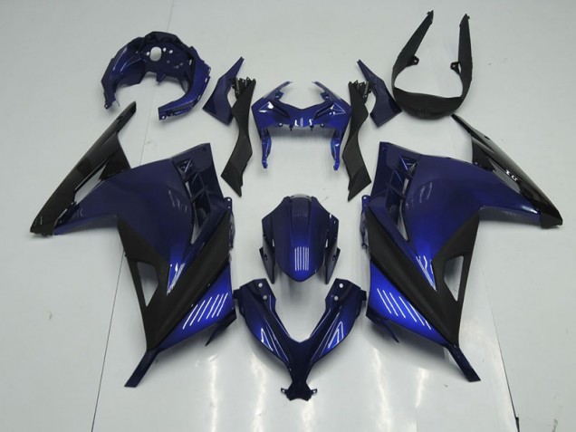 Buy 2013-2016 Blue Black Kawasaki ZX300R Motorcyle Fairings