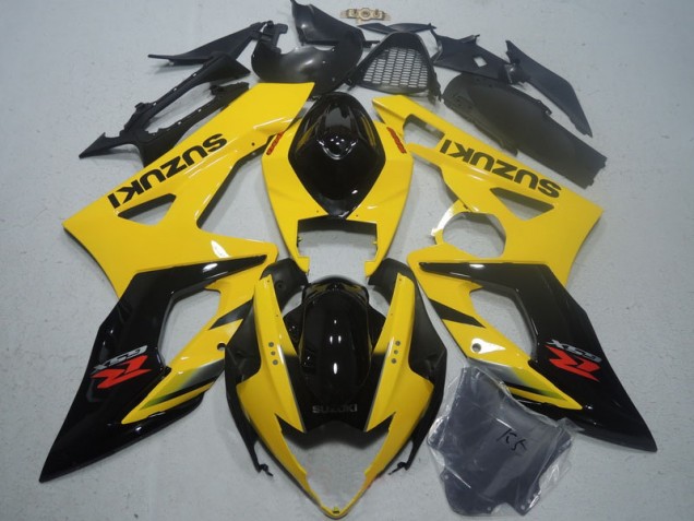 Buy 2005-2006 Yellow Black Suzuki GSXR1000 Motorcycle Fairings Kits