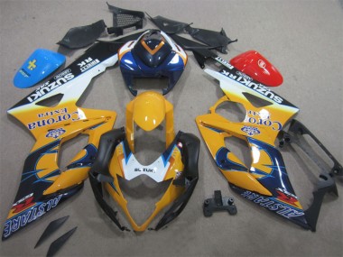 Buy 2005-2006 Yellow Blue Corona Extra Suzuki GSXR1000 Moto Fairings