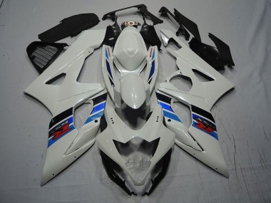 Buy 2007-2008 White Blue Suzuki GSXR1000 Bike Fairings