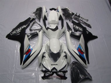 Buy 2007-2008 White Black Suzuki GSXR1000 Motor Bike Fairings