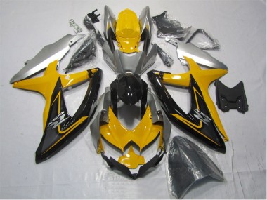 Buy 2007-2008 Yellow Black Suzuki GSXR1000 Replacement Motorcycle Fairings