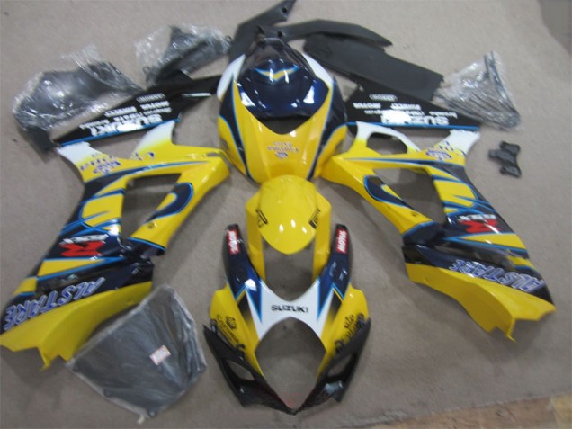 Buy 2007-2008 Yellow Blue Suzuki GSXR1000 Replacement Fairings