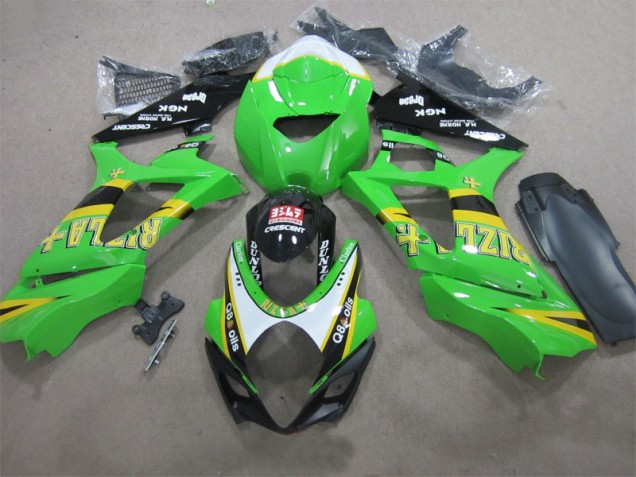 Buy 2007-2008 Green Rizla Q8 oils Suzuki GSXR1000 Motorcycle Fairing