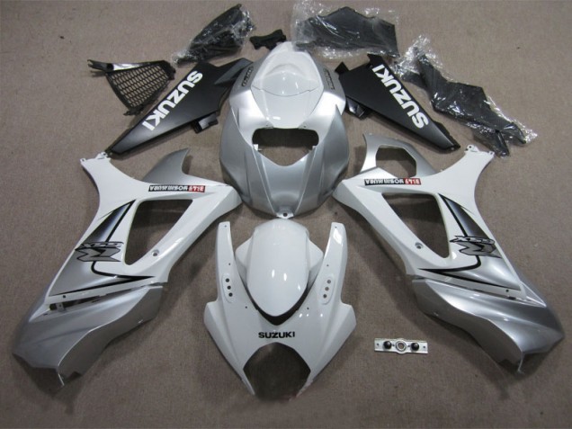 Buy 2007-2008 White Suzuki GSXR1000 Replacement Motorcycle Fairings