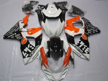 Buy 2009-2016 White Black Orange Bright Logic Suzuki GSXR1000 Motor Bike Fairings