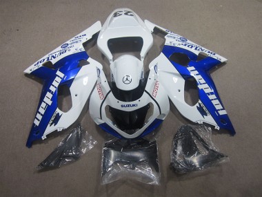 Buy 2001-2003 White Blue Motul Suzuki GSXR600 Bike Fairing Kit