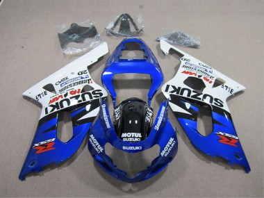 Buy 2001-2003 Blue White Motul Suzuki GSXR600 Moto Fairings