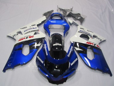 Buy 2001-2003 Blue White Motul Suzuki GSXR600 Motorcyle Fairings