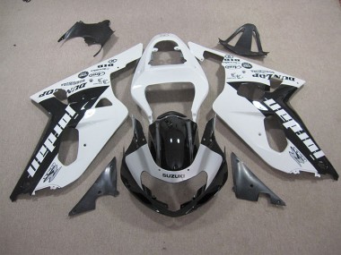 Buy 2001-2003 White Black Suzuki GSXR600 Motorbike Fairings