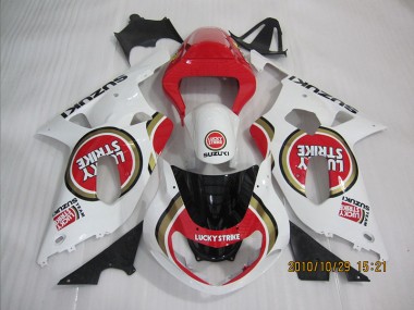 Buy 2001-2003 Red White Lucky Strike Suzuki GSXR600 Bike Fairing