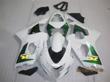 Buy 2004-2005 White Green Suzuki GSXR600 Motorbike Fairing Kits