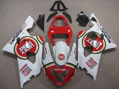 Buy 2004-2005 Red White Lucky Strike Motul Suzuki GSXR600 Motorcycle Replacement Fairings