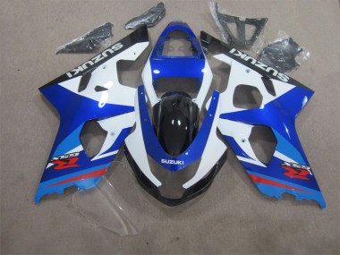 Buy 2004-2005 Blue White Suzuki GSXR600 Motorcycle Fairings Kits