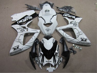 Buy 2006-2007 White Black Corona Extra Suzuki GSXR600 Motorcylce Fairings